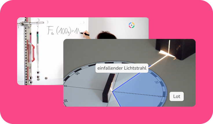 Physik-Experimente in den Bereichen Mechanik und Optik